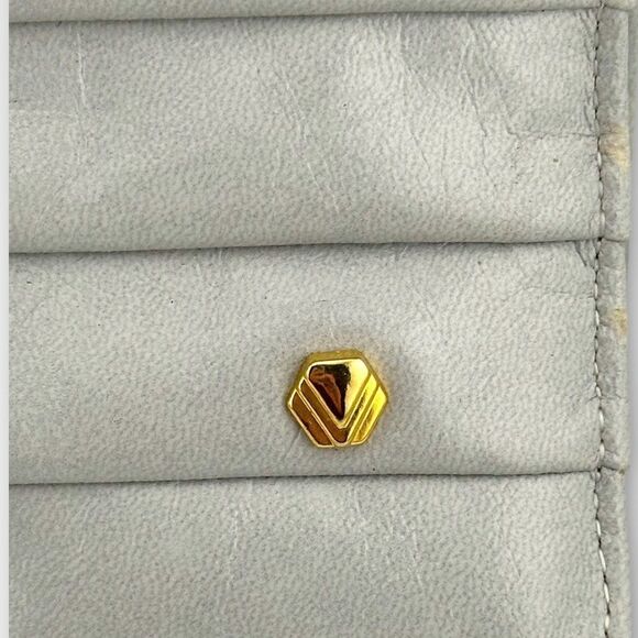 Mary Ann Rosenfeld Crossbody Bag Gray Gold-Tone Accent 10 1/2" - Picture 3 of 9